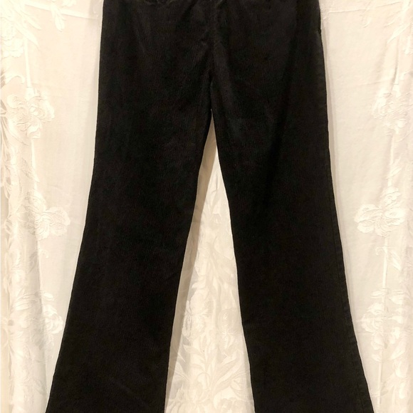 ELIE TAHARI Black Stretch Viscose Corduroy Pants 6 x 32 $225 - Picture 5 of 7